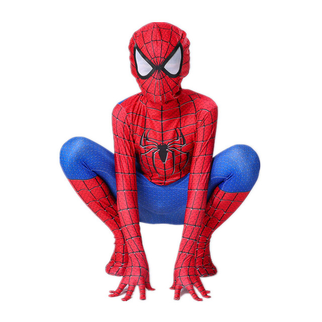 Spider Man Cosplay Macacão Infantil, Peter Parker Desenhos Animados, Traje  de Halloween separado, Fato com capuz, Holiday Play, Presente incrível -  AliExpress